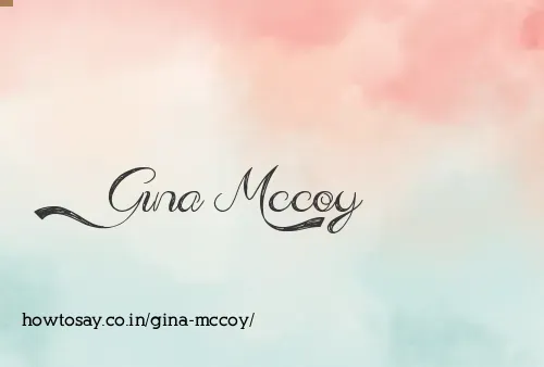 Gina Mccoy