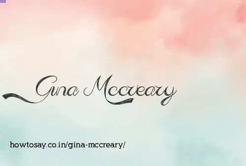 Gina Mccreary