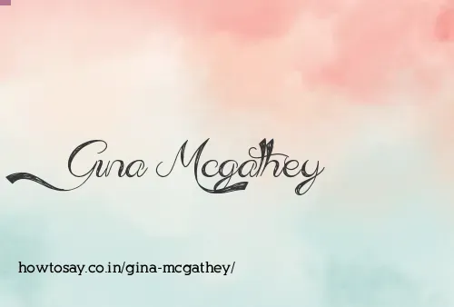 Gina Mcgathey