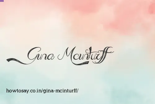 Gina Mcinturff
