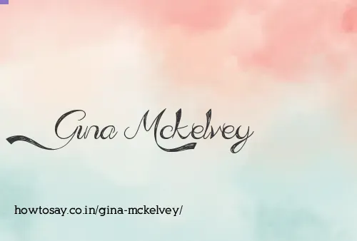 Gina Mckelvey