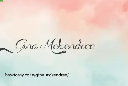 Gina Mckendree