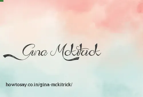 Gina Mckitrick