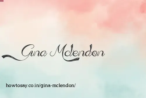 Gina Mclendon