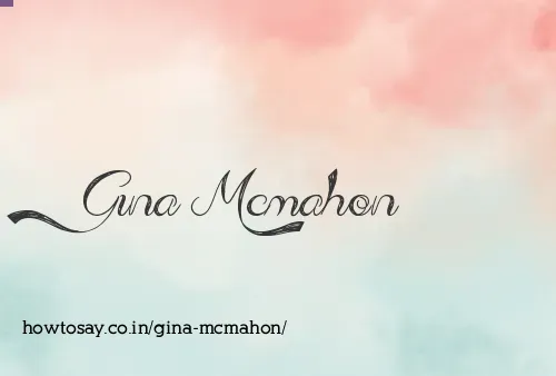Gina Mcmahon