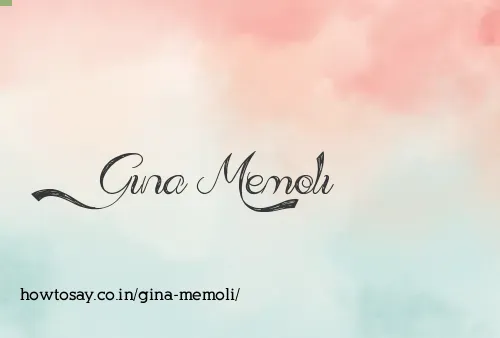 Gina Memoli