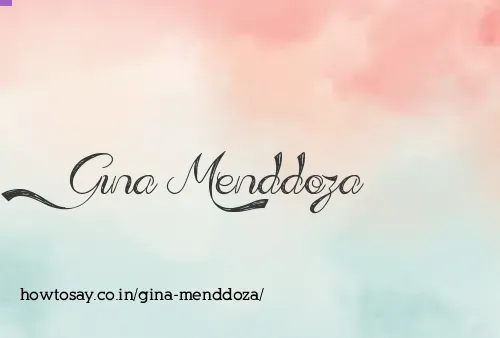 Gina Menddoza