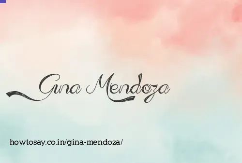 Gina Mendoza