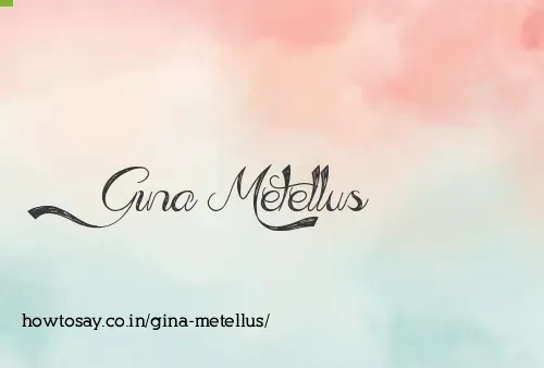Gina Metellus