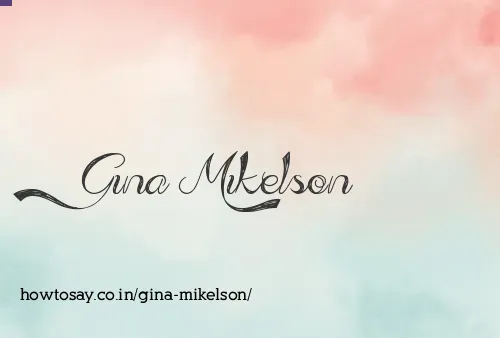 Gina Mikelson