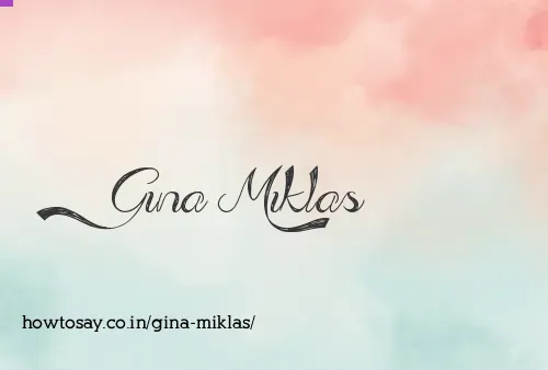Gina Miklas