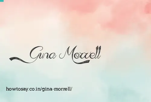 Gina Morrell