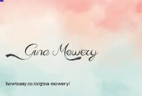 Gina Mowery