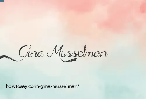 Gina Musselman