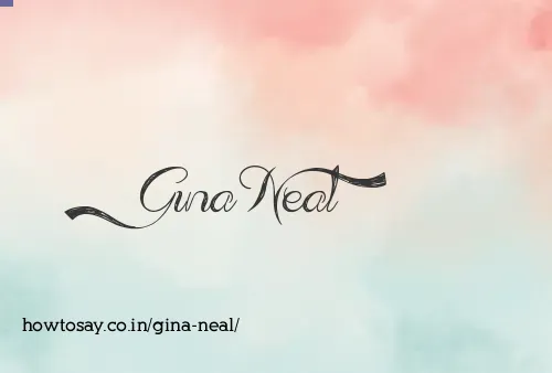Gina Neal