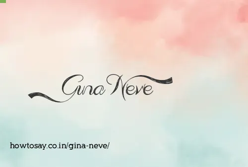 Gina Neve