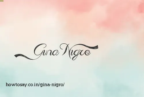 Gina Nigro