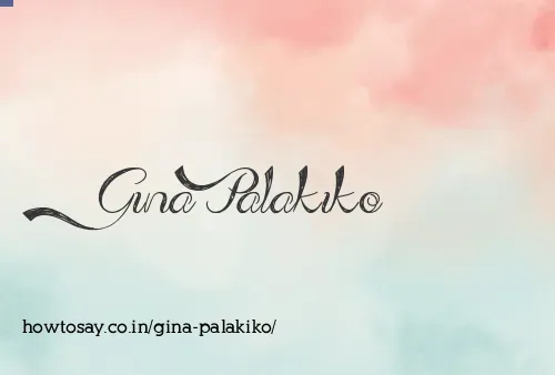 Gina Palakiko
