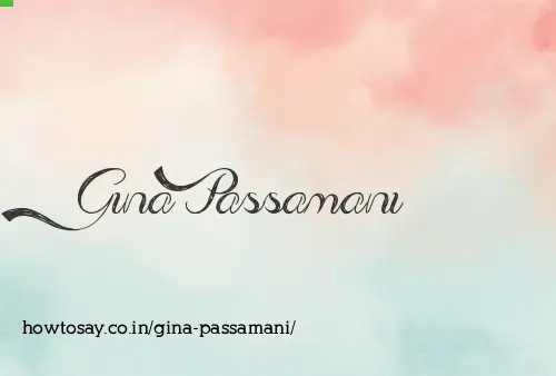 Gina Passamani