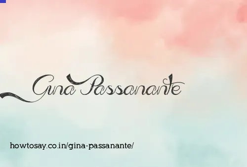 Gina Passanante