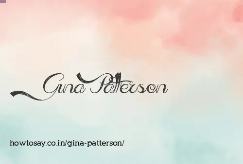 Gina Patterson