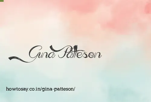 Gina Patteson