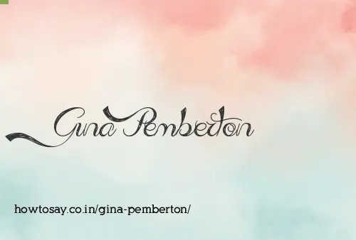 Gina Pemberton