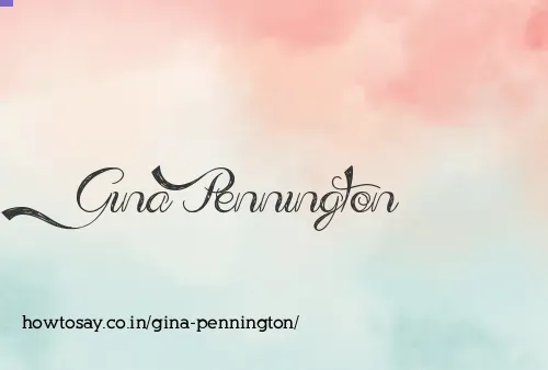 Gina Pennington
