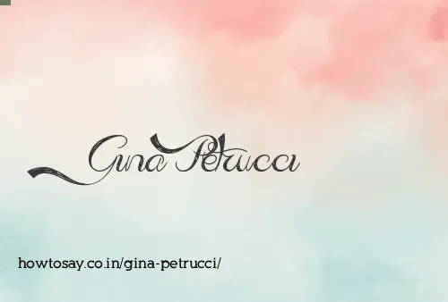 Gina Petrucci
