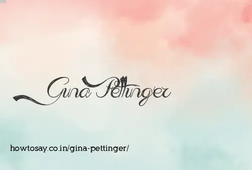 Gina Pettinger