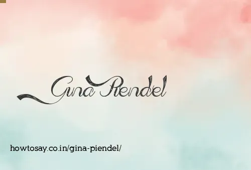 Gina Piendel