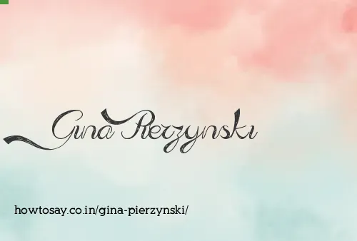 Gina Pierzynski