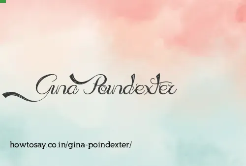 Gina Poindexter