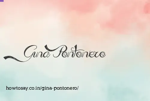 Gina Pontonero