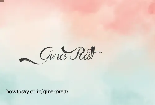 Gina Pratt