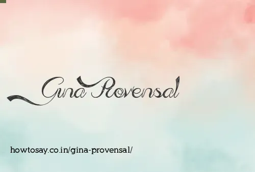 Gina Provensal