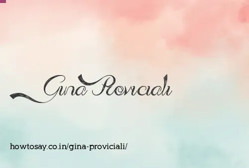 Gina Proviciali