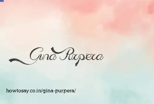Gina Purpera