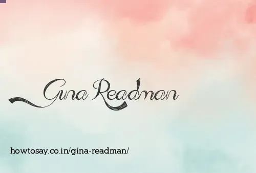 Gina Readman