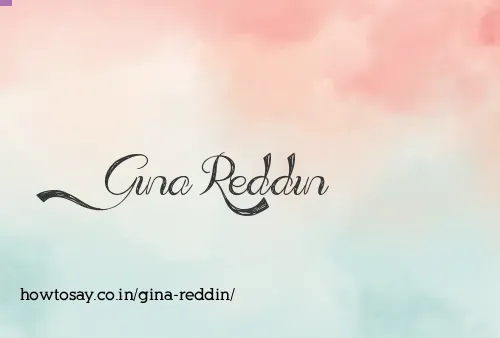 Gina Reddin