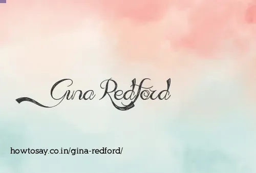 Gina Redford