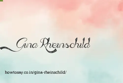 Gina Rheinschild