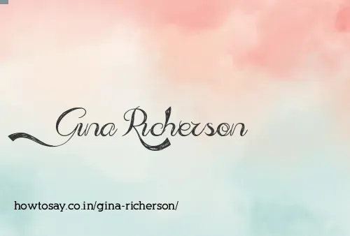 Gina Richerson