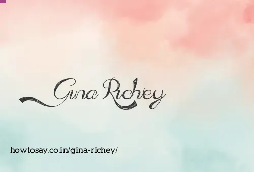 Gina Richey