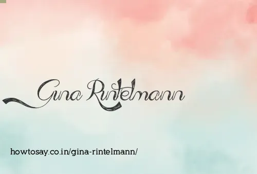 Gina Rintelmann