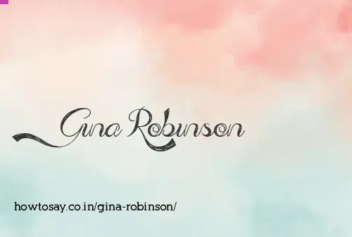 Gina Robinson