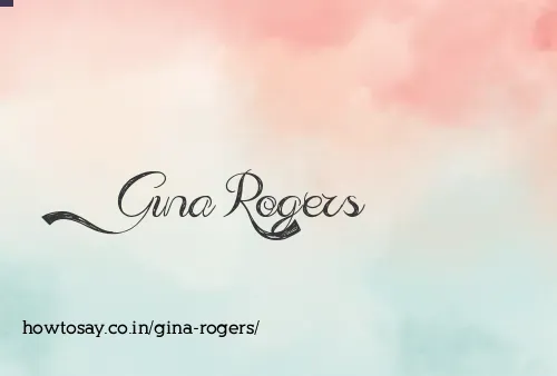 Gina Rogers