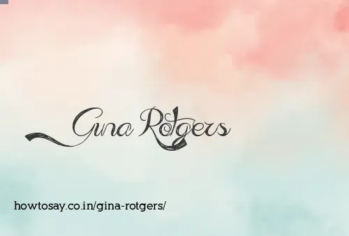 Gina Rotgers