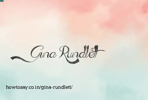 Gina Rundlett