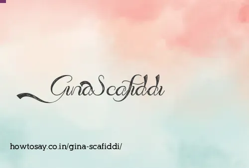 Gina Scafiddi